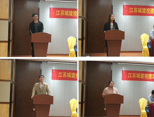 我院十余名新進員工上臺自我介紹
