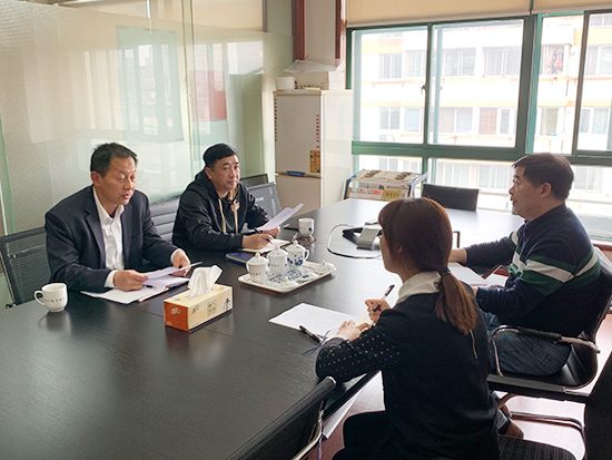 江蘇城鄉建設職業學院領導來我院檢查經營管理區域安全生產工作