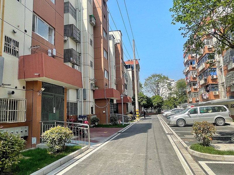 勤業(yè)四村南區(qū)北立面改造后